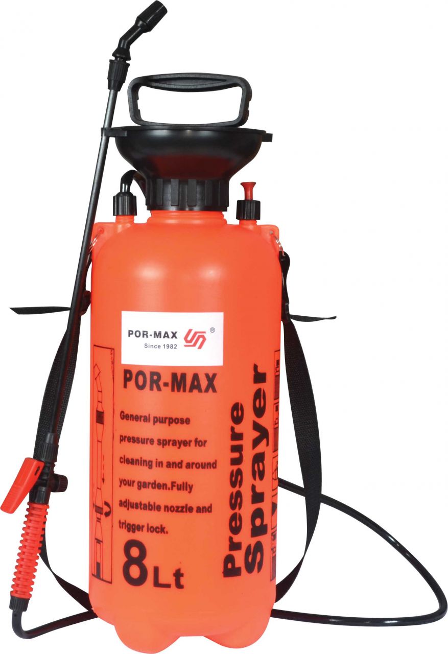 POR-MAX Sırt Tipi Manuel İlaçlama Pompası 8 Litre