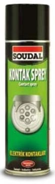 SOUDAL Kontak Temizleyici Sprey 500 ML Şeffaf (24 Adet)