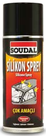 SOUDAL Silikon Sprey 400 ML Şeffaf (24 Adet)