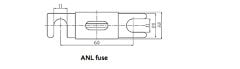 48V ürünler için ANL-fuse 400A/80V (1 adet)