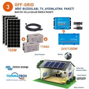 Victron Mini Buzdolabı Solar Bağ Evi- Villa Paketi 3