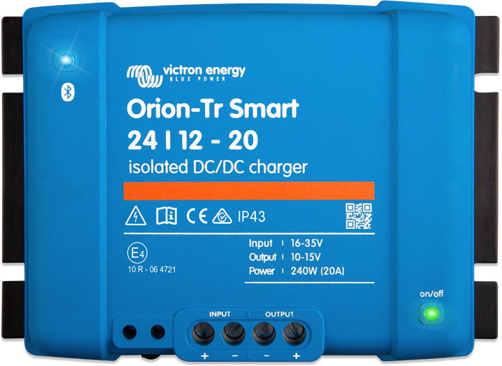 Victron Energy ORION-TR Smart 12/24-10A (240W) DC-DC Charger Şarj Cihazı, Galvanik İzolasyonlu, İzoleli