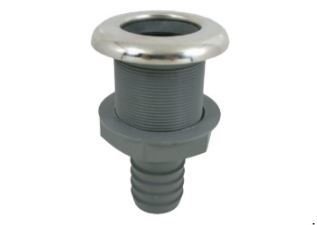 Krom Flanşlı Sintine Çıkışı Direk  1.1/4''  İç Ø:28 mm