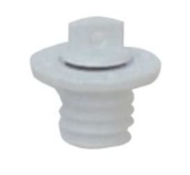 Plastik Miçoz Beyaz Yuvarlak 1/2'' (13 mm)