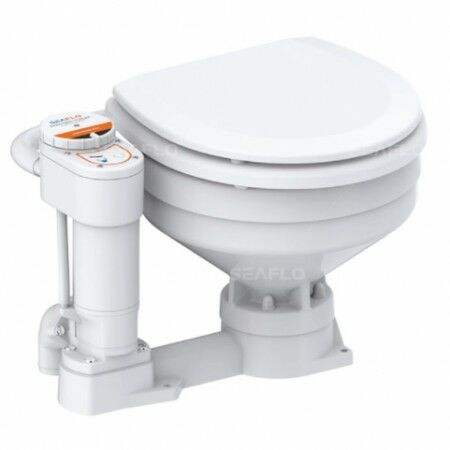 Seaflo Elektrikli Tuvalet Yandan Motorlu / Büyük Taş 12V