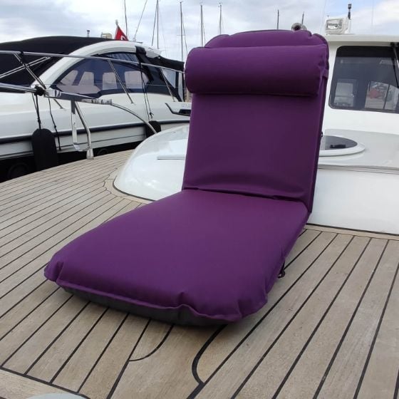 Katlanir Minder - Eastmarine Relax Seat  - Bas Minderli -  145x48x8 - Large - Damson