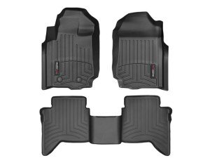 2012 - 2021 FORD RANGER VE RAPTOR HAVUZ PASPAS SETİ ÖN-ARKA SİYAH WEATHERTECH