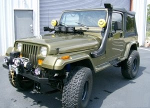 1987-1995 JEEP WRANGLER YJ ŞNORKEL, ARB SAFARİ ŞNORKEL