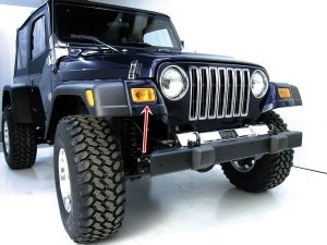 1997-2006 JEEP WRANGLER TJ FAR ALTI PARK LAMBASI SARI (1 ADET)