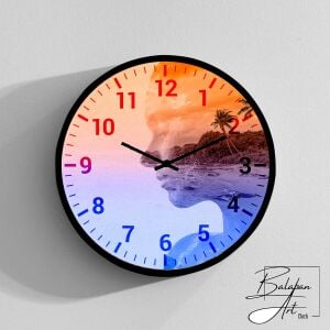 London Londra Saat El Yapımı Büyük Boy Duvar Saati 50 x 50 cm