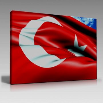 Dalgalanan Türk bayrağı