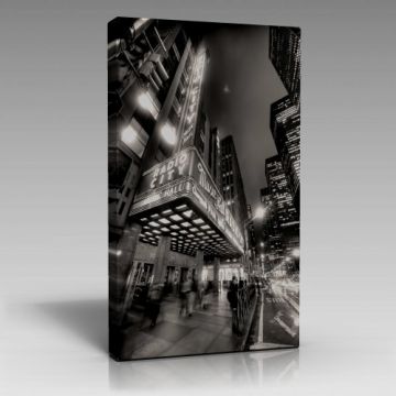 Radio City Canvas Tablo