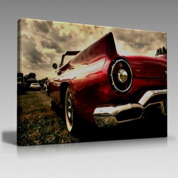 Kırmızı Cadillac Tablo