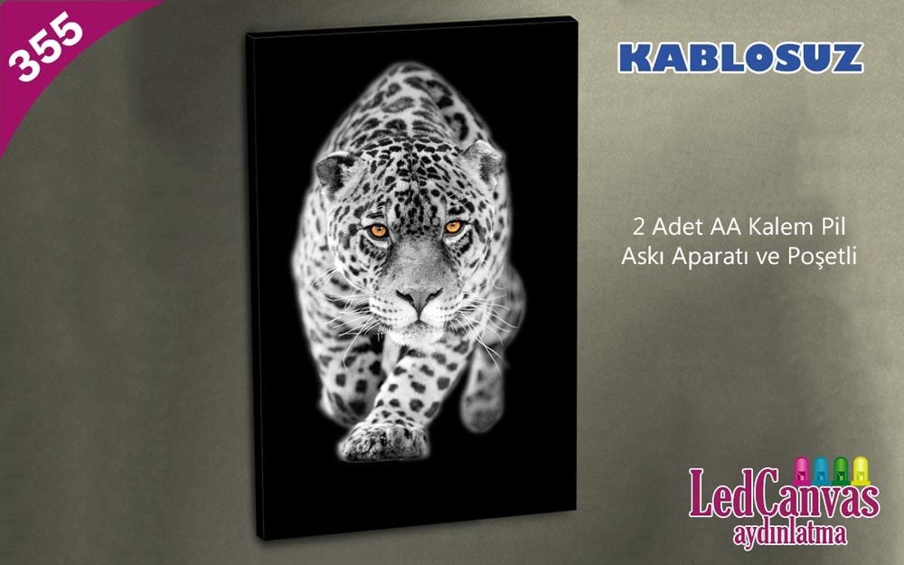 Leopar Led Art Print