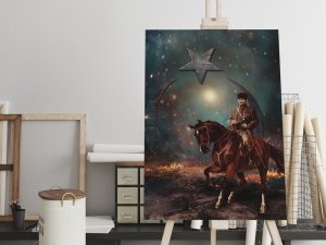 Atatürk Ayyıldızlı Led Işıklı Tablo