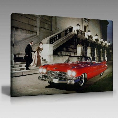 Kırmızı Cadillac Tablo