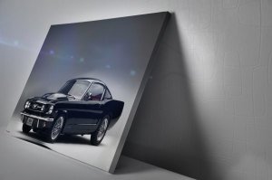 Ford Mustang Işıklı Kanvas Tablo