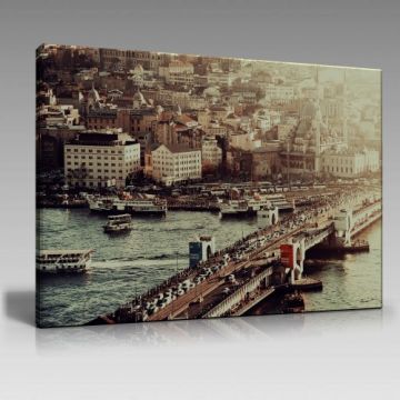 Galata Köprüsü İstanbul Tablo