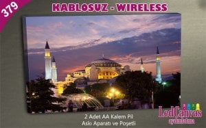 Ayasofya Cami Led Işıklı Kanvas Tablo