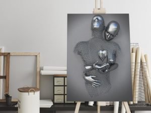 Sevgililer  Işıklı  Tablo