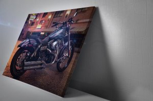 Harley Davidson Led Işıklı Tablo