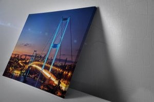 İstanbul Boğaz Canvas Led Print