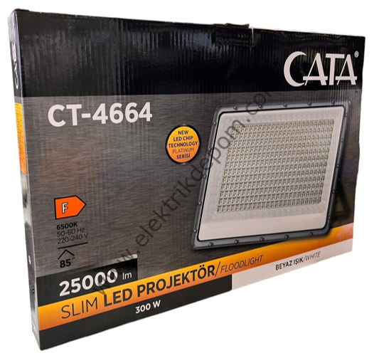 CATA 300 W LED PROJEKTÖR / CT-4664 / 6400K / 25000LM