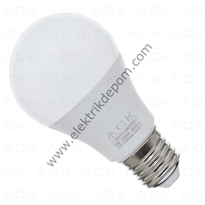 ACK 12 W LED AMPUL - 6500K - 1170 LM - (AA13-01223)