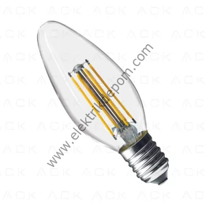 ACK 4W LED RUSTİK AMPUL - E14 - 6500K