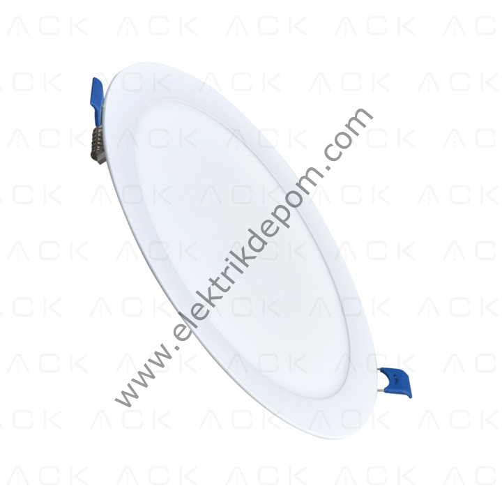 ACK 3 W PANEL LED - 3000K - YUVARLAK - SIVAALTI