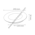 ACK 20 W PANEL LED - 4000K - YUVARLAK - SIVA ALTI