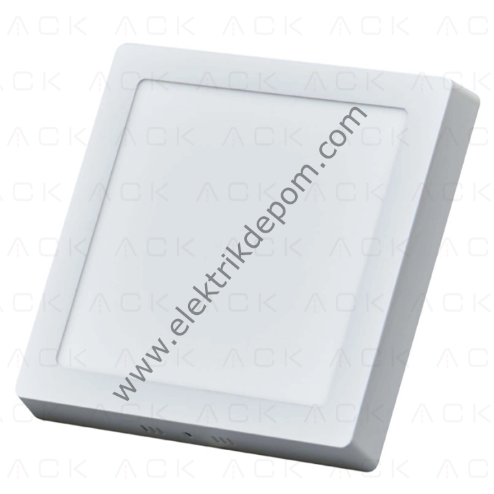 ACK 24 W SIVA ÜSTÜ PANEL LED - 4000K - KARE - BEYAZ KASA