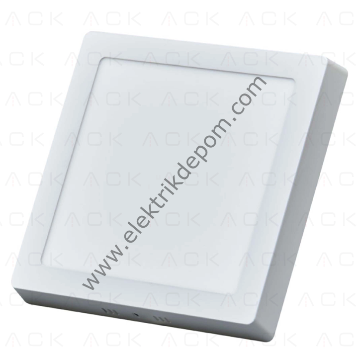 ACK 32 W SIVA ÜSTÜ PANEL LED - 3000K - KARE - BEYAZ KASA