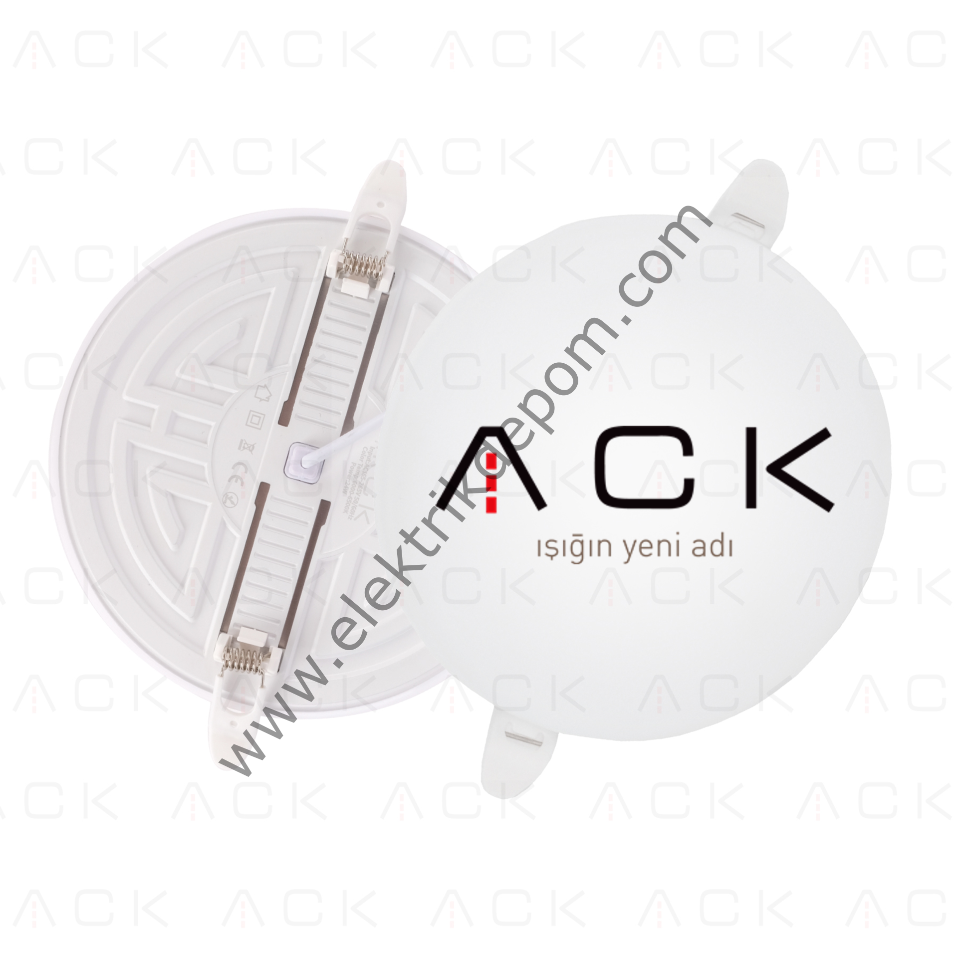 ACK 18W AYARLANABİLİR PANEL LED - 3000K - 1800LM - ÇERÇEVESZ