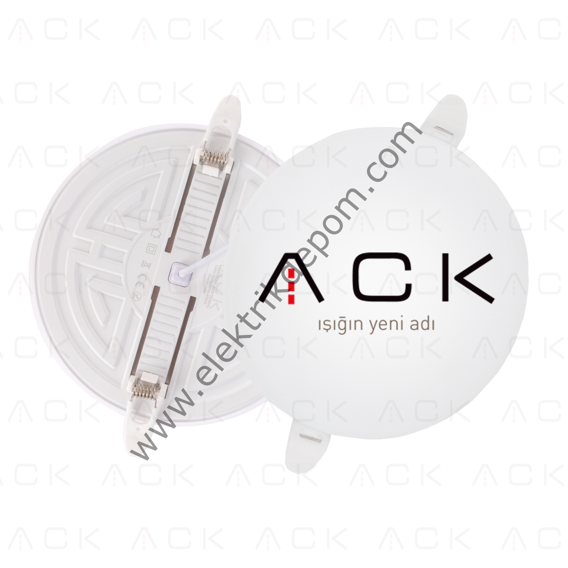 ACK 18W AYARLANABİLİR PANEL LED - 6500K - 1800LM - ÇERÇEVESZ