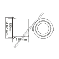 ACK 30W LED SALYANGOZ SPOT ARMATÜR - 3000K - 3450LM