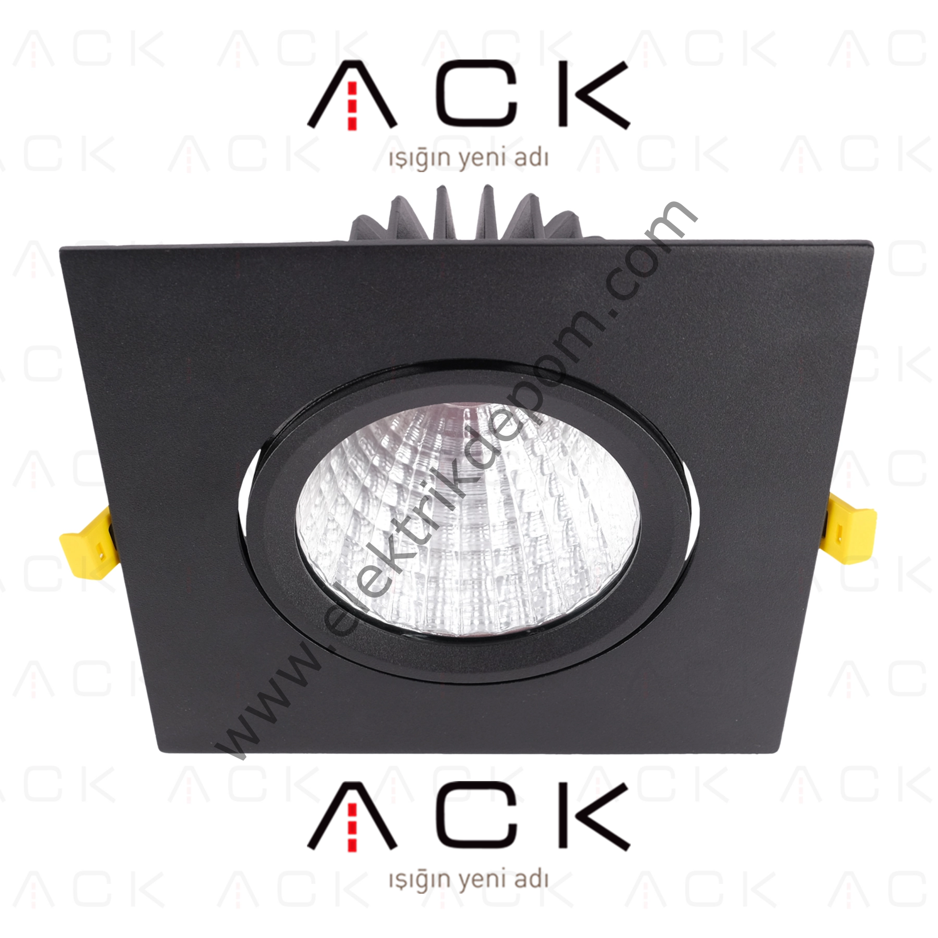 ACK 30W ALÜMİNYUM LED SPOT SİYAH KASA / 4000K / 3990LM