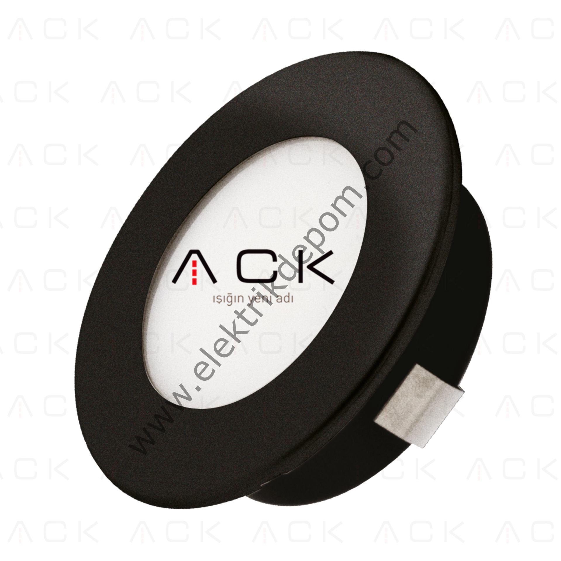 ACK 2,5 W LED MOBİL SPOT SİYAH / 3000K / 210LM