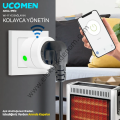 UCOMEN PA-GEBA-01SW 10 AMPER WIFI TUYA DESTEKLİ AKILLI PRİZ