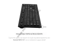 EVEREST KM-6121 SİYAH KABLOSUZ SLIM Q KLAVYE + MOUSE SET