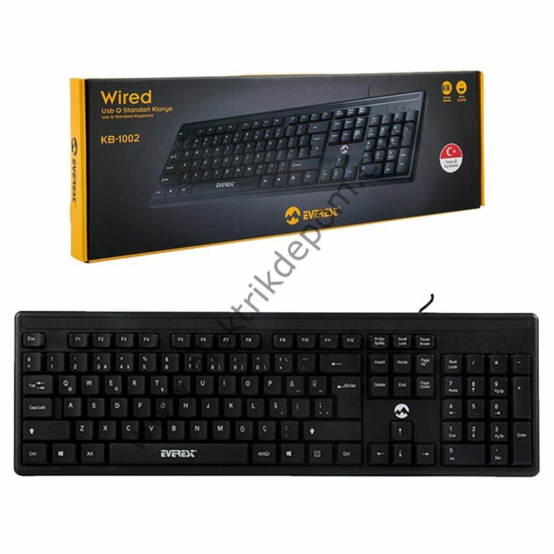 EVEREST KB-1002 USB STANDART Q KLAVYE