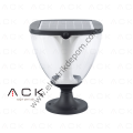 ACK Solar LED Bahçe Armatürü 3 RENK 3000K / 4000K / 6500K