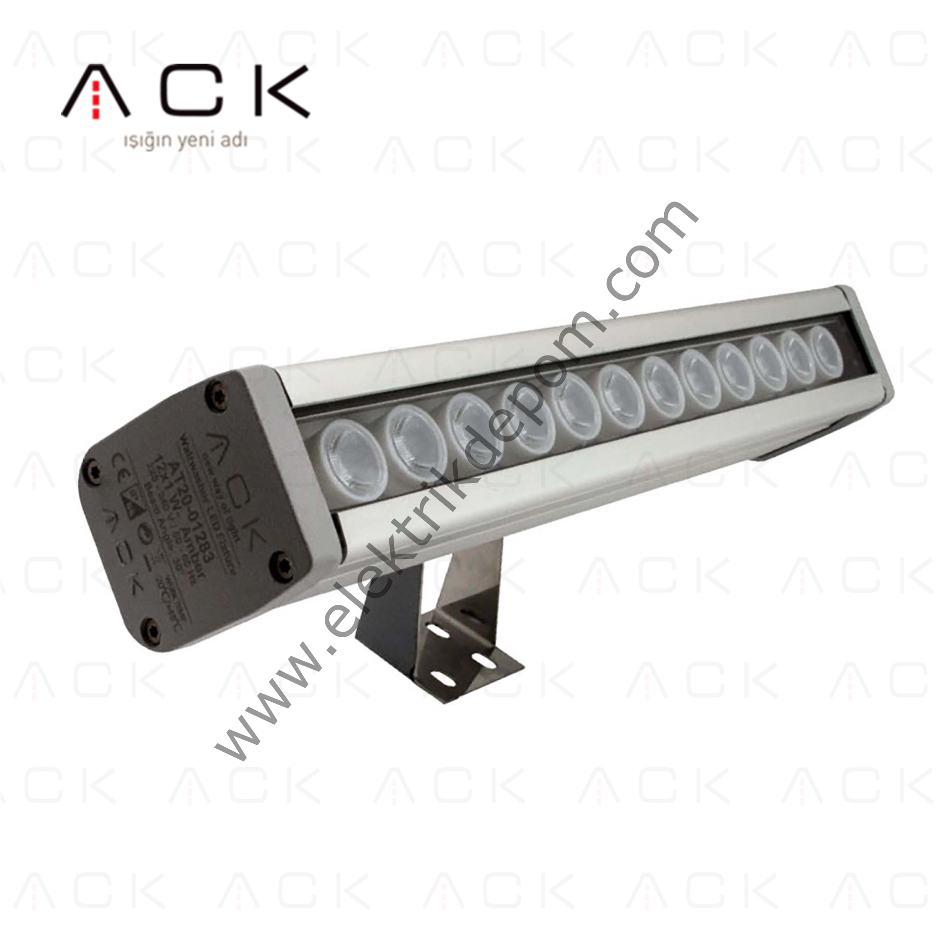 ACK 12W LED Wallwasher 33.8cm