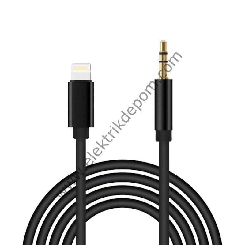 POWERMASTER JH-023 IPHONE LIGHTNING TO 3.5 MM AUX STEREO ÇEVİRİCİ KABLO