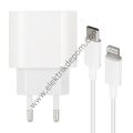 WEKO WK-21443 PD-C 20 WATT TYPE-C ŞARJ BAŞLIK ADAPTÖRÜ + TYPE-C TO LIGHTNING KABLO (NO:9)