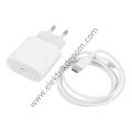WEKO WK-21443 PD-C 20 WATT TYPE-C ŞARJ BAŞLIK ADAPTÖRÜ + TYPE-C TO LIGHTNING KABLO (NO:9)