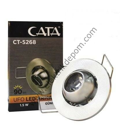 CATA 1,5W UFO YILDIZ SPOT SATİN - 6400K / CT-5268