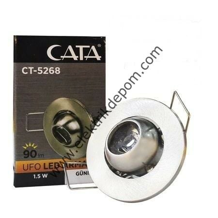 CATA 1,5W UFO YILDIZ SPOT SATİN - 3200K / CT-5268