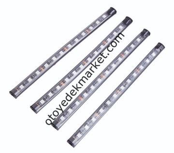 Kayar Sinyalli Ön Panjur Ledi Uzaktan Kumandalı Çok Renkli 4X12 SMD-12V