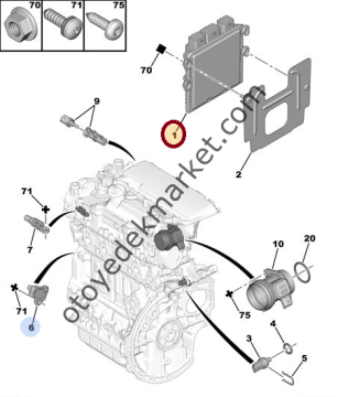 PEUGEOT 307 1,4 HDI ENJEKSİYON BEYNİ